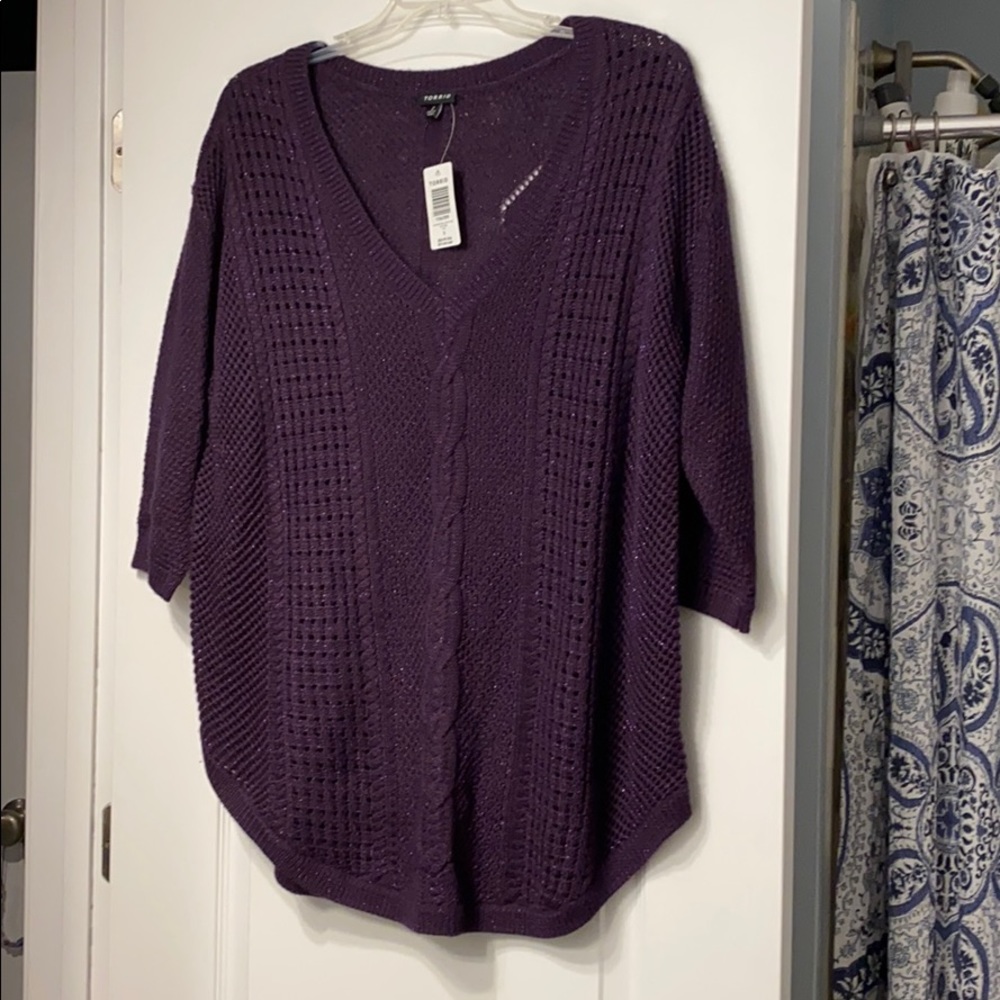 Gorgeous purple lightweight sweater